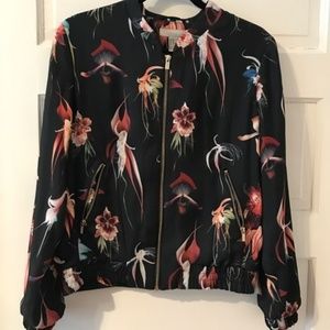 Black Orchid Bomber Jacket - Size 10